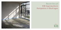 KIB Bauingenieurbüro Matthias Schreiner Corporate Design Mailing