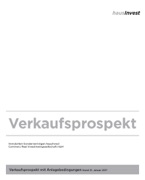 hausInvest Verkaufsprospekt mit Anlagebedingungen